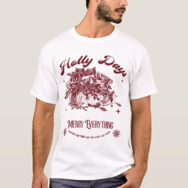 Camiseta Días de Navidad Vintage