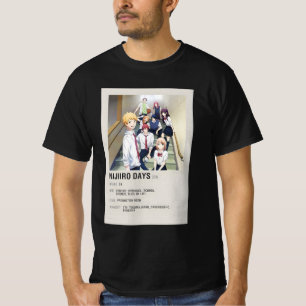 Camiseta "Días de Nijiiro (días del arcoiris) Minimalista A