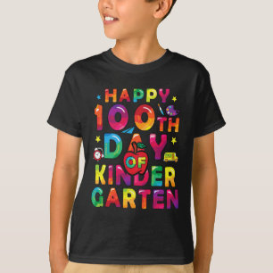 Camiseta Días De Niños De Jardines Infantiles Cuidan Feliz 