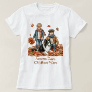 Camiseta Días de Otoño Temporada de Otoño