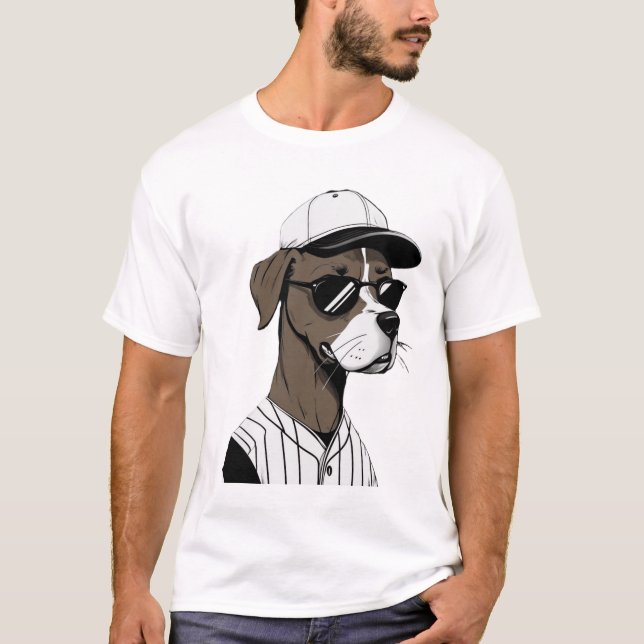Camiseta Días De Perro Del Béisbol De Verano (Anverso)