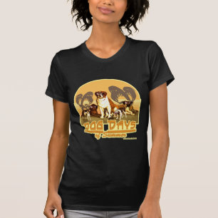 Camiseta Días de perros de verano arte de diversión de pica