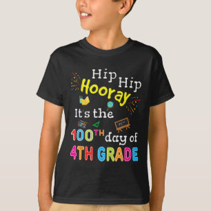 Camiseta Días De Regalo Escolar Para Niños De Cuarto Grado