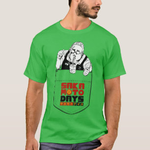 Camiseta días de Sakamoto bolsillo