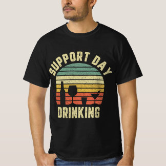 Camiseta Días de soporte de vintage Regalo de alcoholismo r