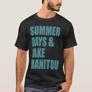 Camiseta Días de verano en el lago Manitou Indiana