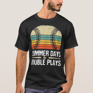 Camiseta Días de verano y doble reproducción hombres mujere