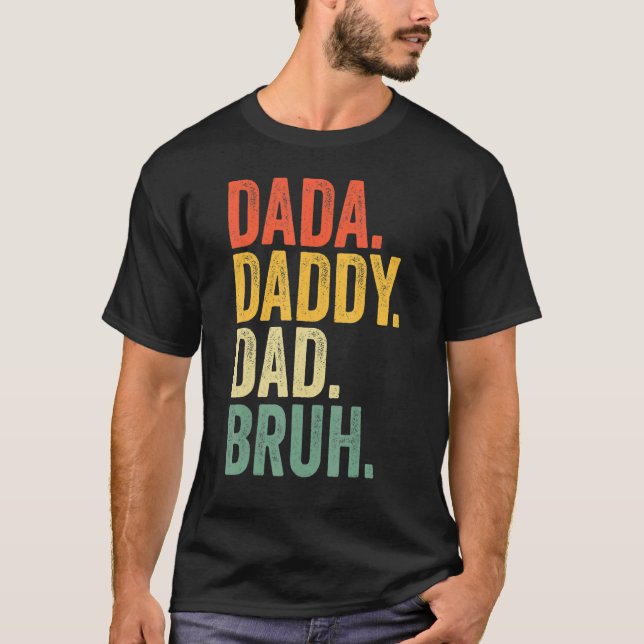 Camiseta Días del padre Dada Papá Bruh Diseño Guay Papá 2 (Anverso)