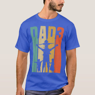 Camiseta Días del padre de los hombres de 3 padres