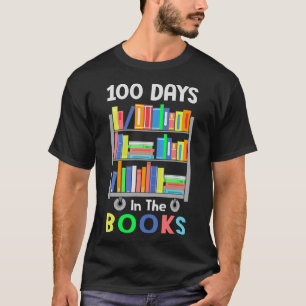 Camiseta Días en libros leyendo a profesor bibliotecario