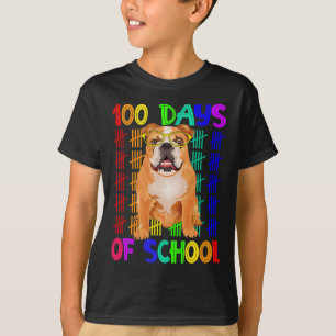 Camiseta Días Escolares: Bulldog Francés Con Gles Más Intel