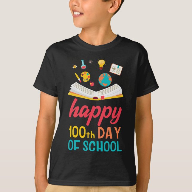 Camiseta Días Escolares Para Los Estudiantes Maestros Niños (Anverso)
