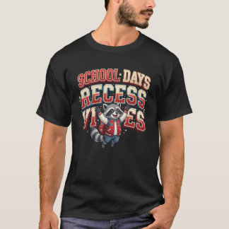 Camiseta Días Escolares Vibraciones de Recreo