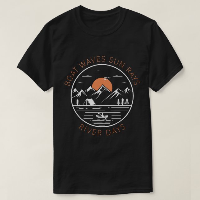Camiseta Días fluviales (Diseño del anverso)