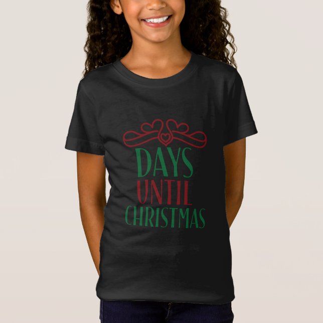 Camiseta Días hasta Navidades (Anverso)
