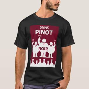 Camiseta Días internacionales del vino Pinot Noir