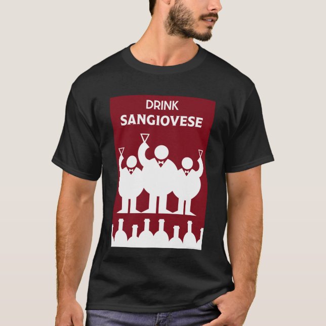 Camiseta Días internacionales del vino Sangiovese (Anverso)