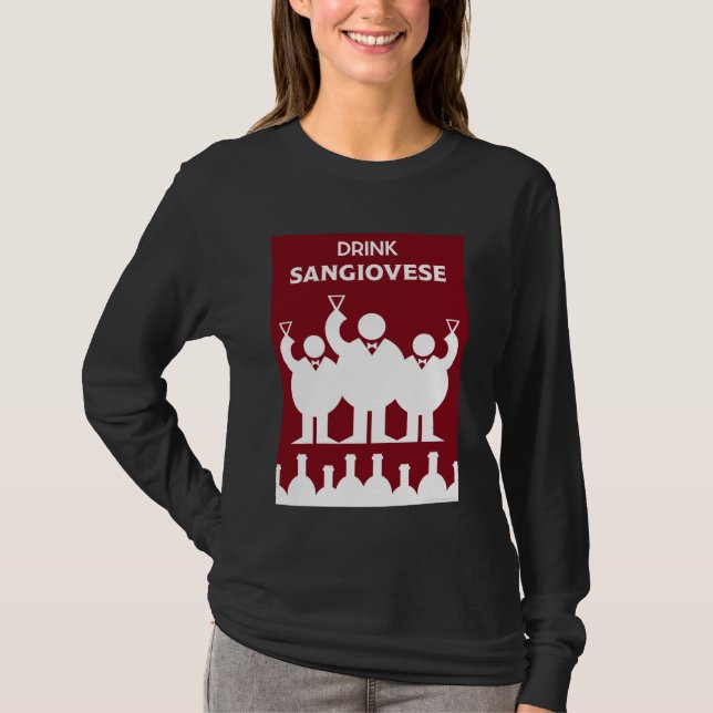 Camiseta Días internacionales del vino Sangiovese (Anverso)