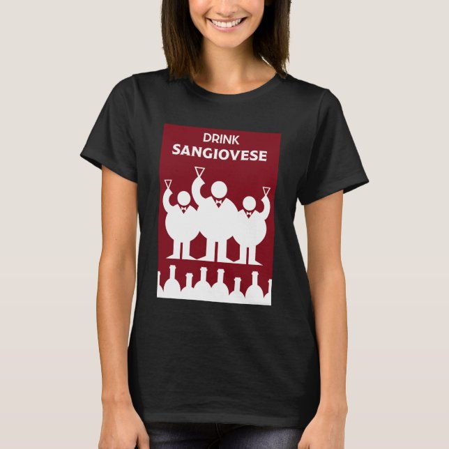 Camiseta Días internacionales del vino Sangiovese (Anverso)