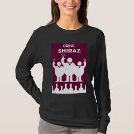 Camiseta Días internacionales del vino Shiraz