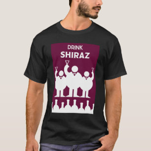 Camiseta Días internacionales del vino Shiraz