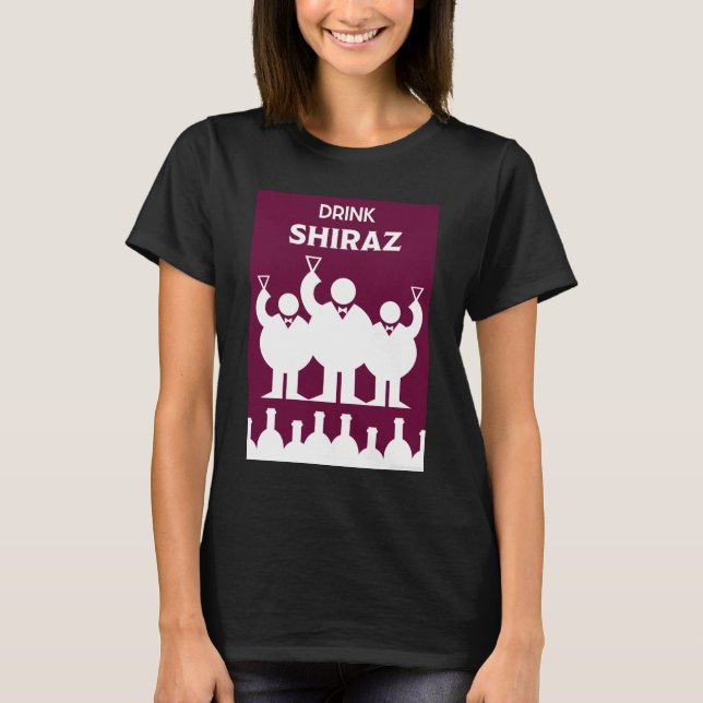 Camiseta Días internacionales del vino Shiraz (Anverso)