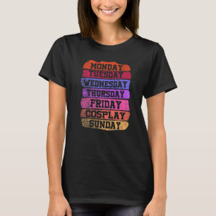Camiseta Días laborables Lunes Miércoles Viernes Sábado Cos