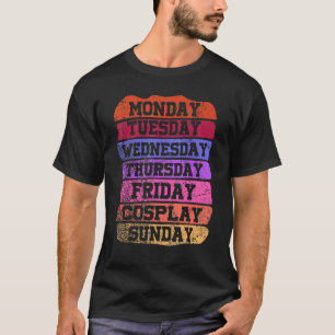 Camiseta Días laborables Lunes Miércoles Viernes Sábado Cos
