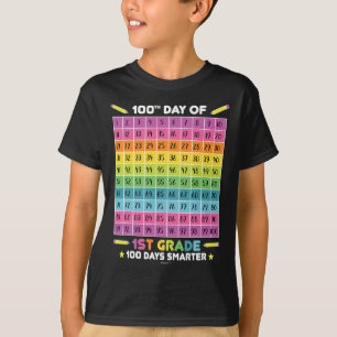 Camiseta Días más inteligentes, alumno de primer grado del
