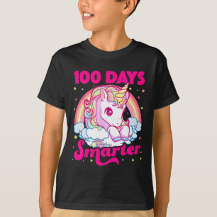 Camiseta Días Más Inteligentes Chicas Unicornio Maestros 10