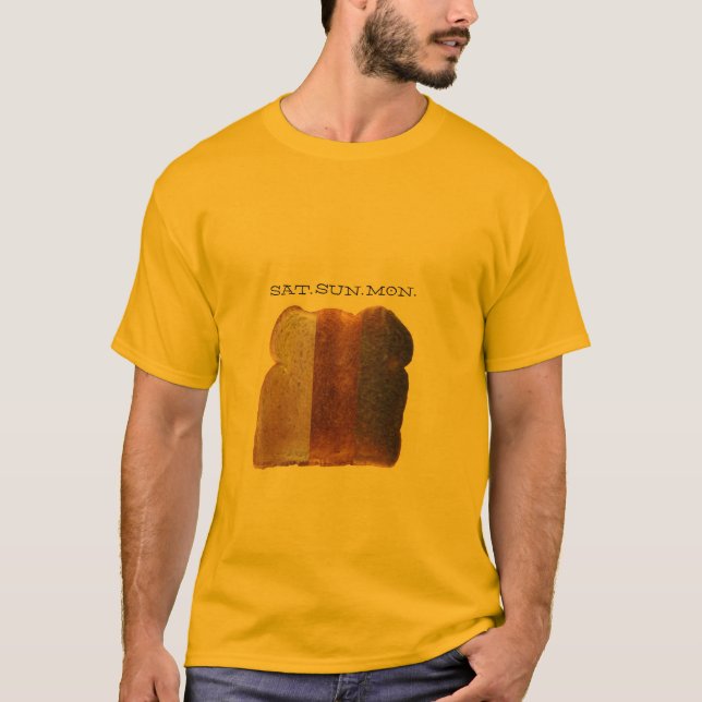 Camiseta Días quemados sábado domingo lunes de la tostada (Anverso)