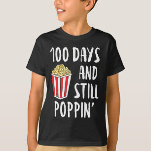 Camiseta Días Y Aún Así Poppin Popcorn Niños 100º Día De Sc