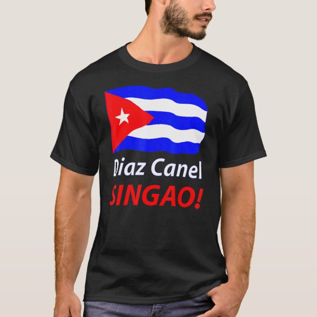 Camiseta Diaz Canel Singao Patria Y Vida Movimiento San Isi (Anverso)