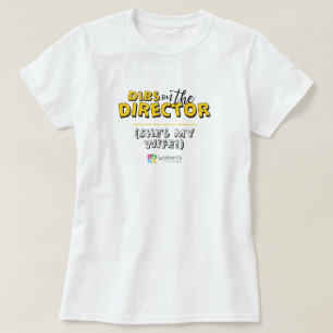 Camiseta Dibs amarillos sobre el director