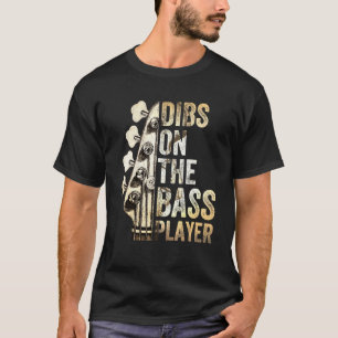 Camiseta Dibs en el Bajista Guitarrista Músico 3