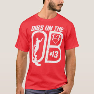 CAMISETA DIBS EN EL CUARTERBACK 13 LOVE FOOTBALL NÚMERO 13