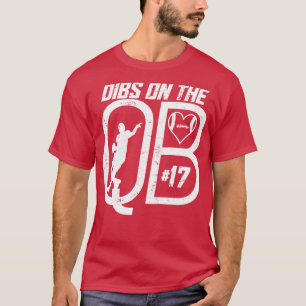 CAMISETA DIBS EN EL CUARTERBACK 17 LOVE FOOTBALL NÚMERO 17