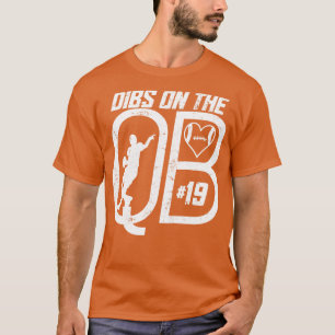 CAMISETA DIBS EN EL CUARTERBACK 19 LOVE FOOTBALL NÚMERO 19
