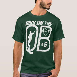 CAMISETA DIBS EN EL CUARTERBACK 5 LOVE FÚTBOL NÚMERO 5 Q