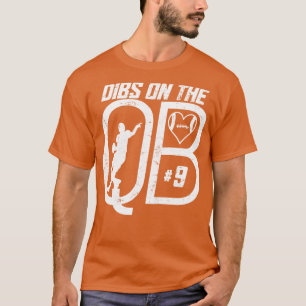 CAMISETA DIBS EN EL CUARTERBACK 9 LOVE FOOTBALL NÚMERO 9 Q