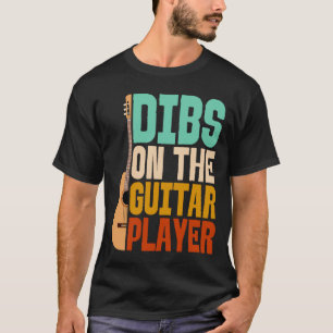 Camiseta Dibs en el guitarrista divertido músico