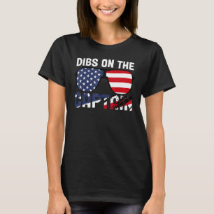 Camiseta Dibs on the Captain Captain Wife 2