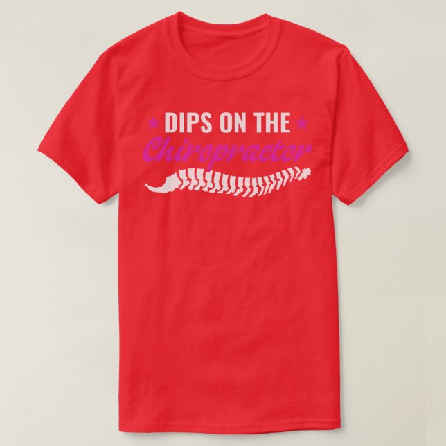 Camiseta Dibs on the Chiropractor Chiropractic Wife Girlfri (Diseño del anverso)
