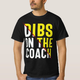 Camiseta Dibs On The Coach, entrenador de fútbol, esposa de