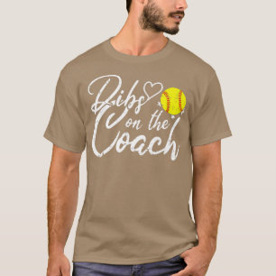 Camiseta Dibs On The Coach Funny Coachs Wife Softball