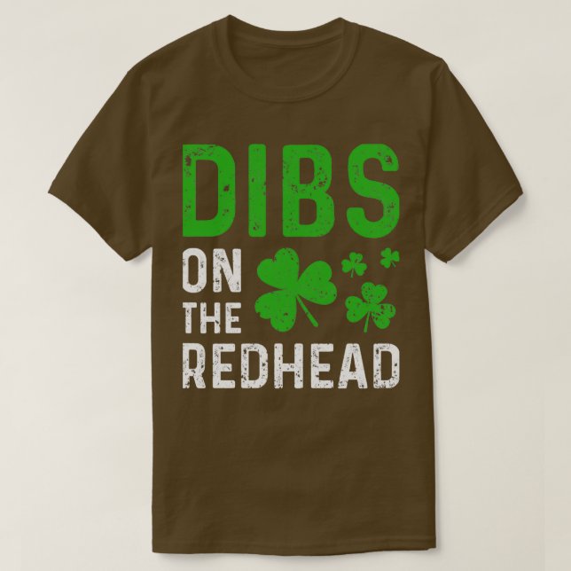 Camiseta Dibs On The Redhead 14 (Diseño del anverso)