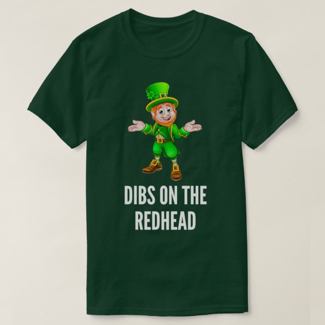 Camiseta Dibs On The Redhead 52 (Diseño del anverso)
