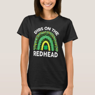 Camiseta Dibs On The Redhead St Patricks Day