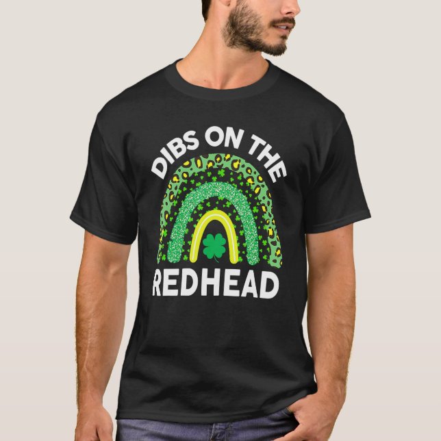 Camiseta Dibs On The Redhead St Patricks Day (Anverso)