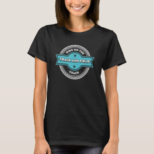 Camiseta Dibs on the Track and Field Coach Sayings Runner Q